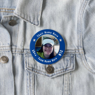 Chapa Redonda De 7 Cm Fútbol o cualquier espíritu deportivo atlético 