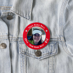 Chapa Redonda De 7 Cm Fútbol o cualquier espíritu deportivo atlético fot