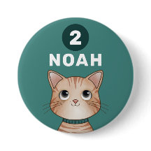 Gatito con edad y nombre personalizados