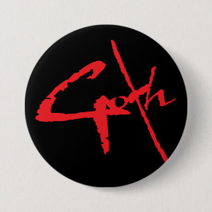 Chapa Redonda De 7 Cm goth_logo