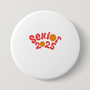 Chapa Redonda De 7 Cm Graduación de verano 2025 para graduados seniors