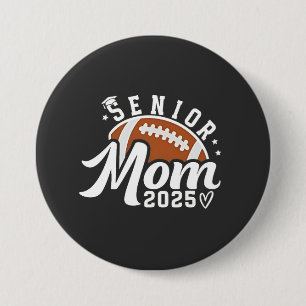 Chapa Redonda De 7 Cm Graduado Superior de Fantasy Football Mom 2025