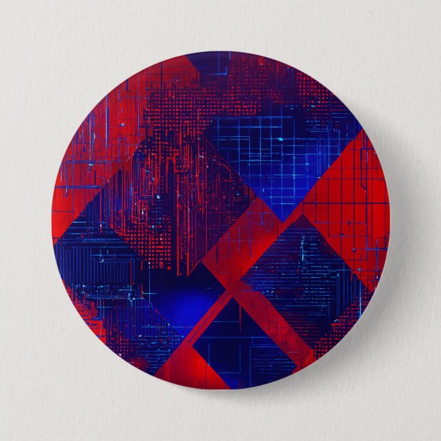 Chapa Redonda De 7 Cm Gran ronda del tema de matriz (Anverso)