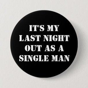 Chapa Redonda De 7 Cm Groom para ser soltero stag do pin badge