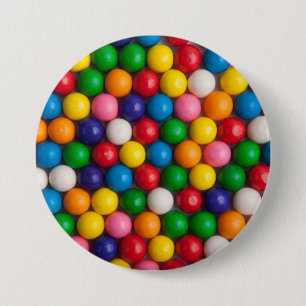 Chapa Redonda De 7 Cm Gumballs