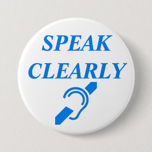 CHAPA REDONDA DE 7 CM HABLE CLARAMENTE