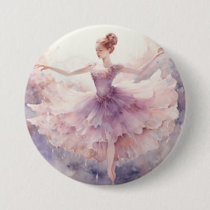 Chapa Redonda De 7 Cm Hada de los Azúcares del Ballet El Cascanueces