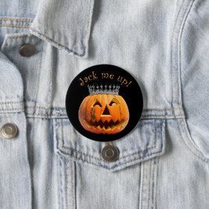 Chapa Redonda De 7 Cm Halloween "Jack Me Up"