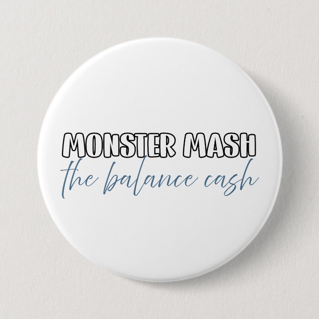 Chapa Redonda De 7 Cm Halloween - Monster Mash (Anverso)