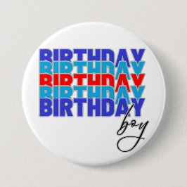 Chapa Redonda De 7 Cm Happy birthday boy. Celebrating your birthday...