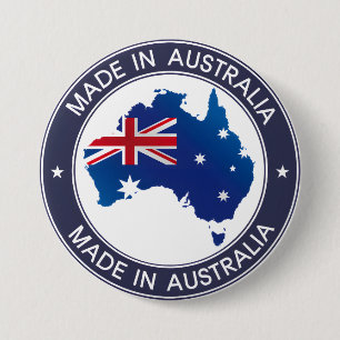 Chapa Redonda De 7 Cm Hecho en Australia