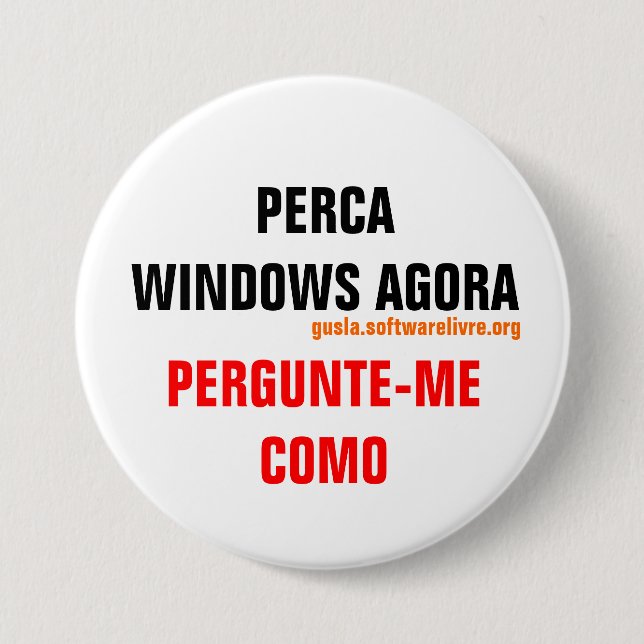 Chapa Redonda De 7 Cm Herbalinux (Anverso)