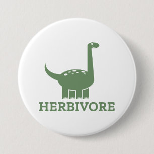 Chapa Redonda De 7 Cm Herbivore