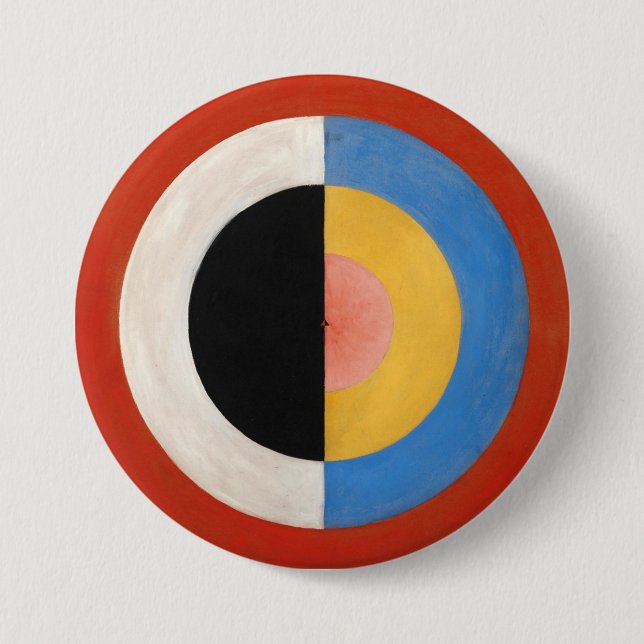 Chapa Redonda De 7 Cm Hilma Af Klint Svanen (Anverso)