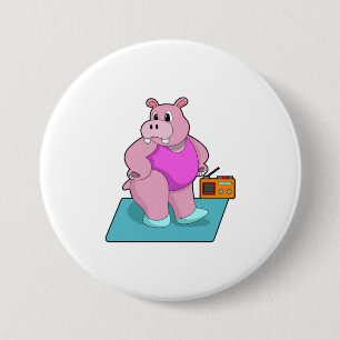 Chapa Redonda De 7 Cm Hippo en Fitness con Radio.PNG
