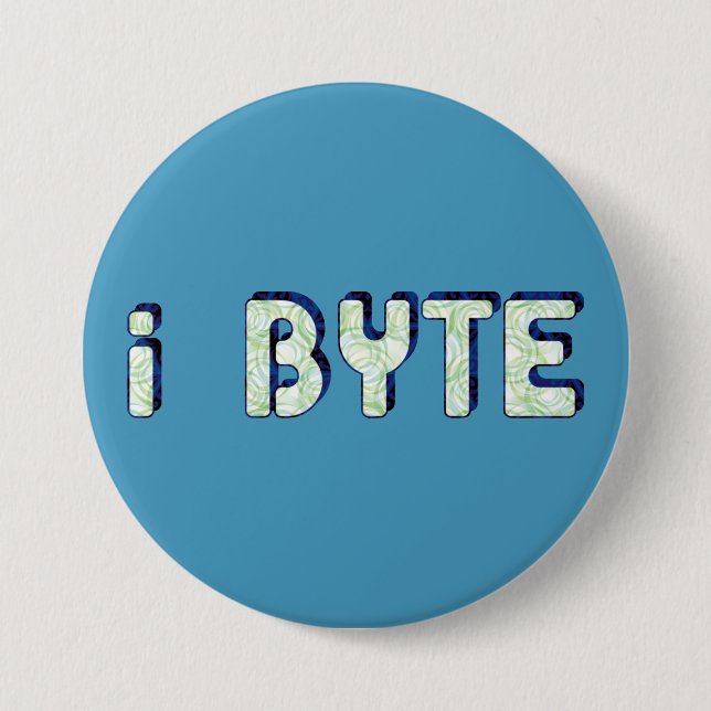 Chapa Redonda De 7 Cm I Byte (Anverso)