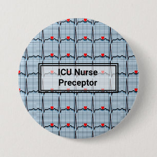 Chapa Redonda De 7 Cm ICU jNurse Preceptor Button