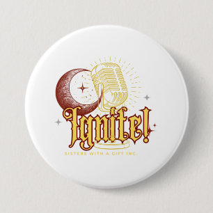 Chapa Redonda De 7 Cm ¡IGNORAR! Marca Merch de SWAG Inc.