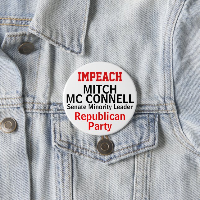Chapa Redonda De 7 Cm Impeach Mc Connell Senate EDIT NAME (In situ)