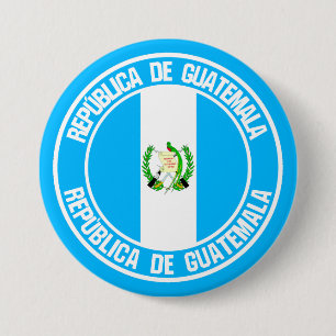 Chapa Redonda De 7 Cm Imperio de la Ronda de Guatemala