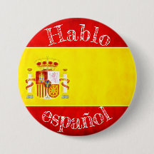Insignia bandera hablo español