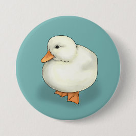 Chapa Redonda De 7 Cm Insígnia de Patito
