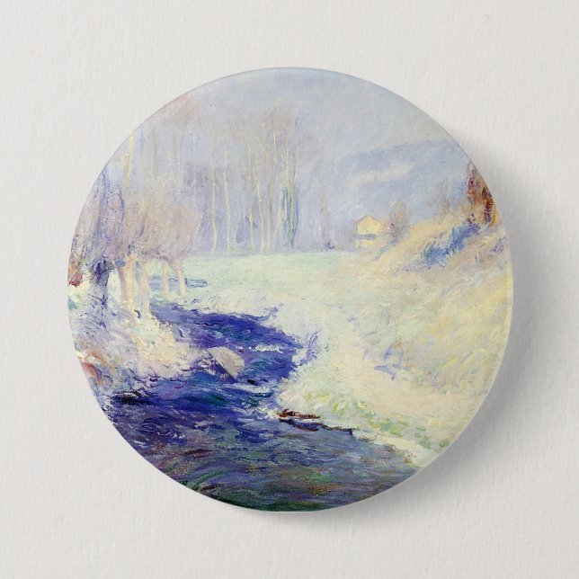 Chapa Redonda De 7 Cm Invierno (de Guy Rosa) (Anverso)