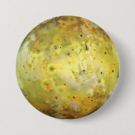 Chapa Redonda De 7 Cm Io (Luna de Júpiter)