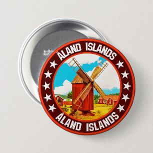 Chapa Redonda De 7 Cm Islas Åland