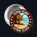 Chapa Redonda De 7 Cm Islas Caimán<br><div class="desc">Islas Caimán</div>