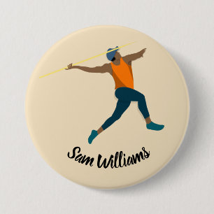 Chapa Redonda De 7 Cm Javelin