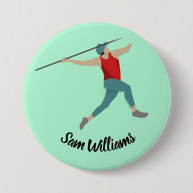 Chapa Redonda De 7 Cm Javelin (Anverso)