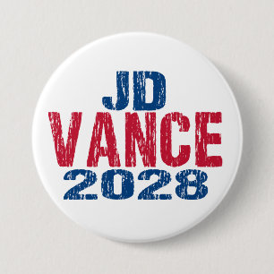 Chapa Redonda De 7 Cm JD Vance 2028 (disgusto)