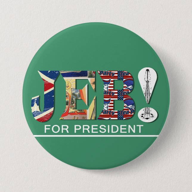 CHAPA REDONDA DE 7 CM ¡JEB! (Anverso)