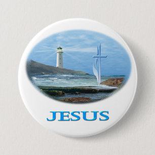 Chapa Redonda De 7 Cm Jesús