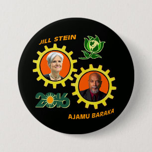Chapa Redonda De 7 Cm Jill Stein/Ajamu Baraka