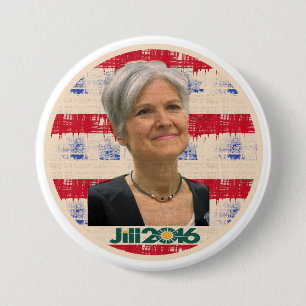 Chapa Redonda De 7 Cm Jill Stein para el presidente 2016