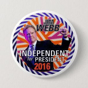 Chapa Redonda De 7 Cm Jim Webb 2016
