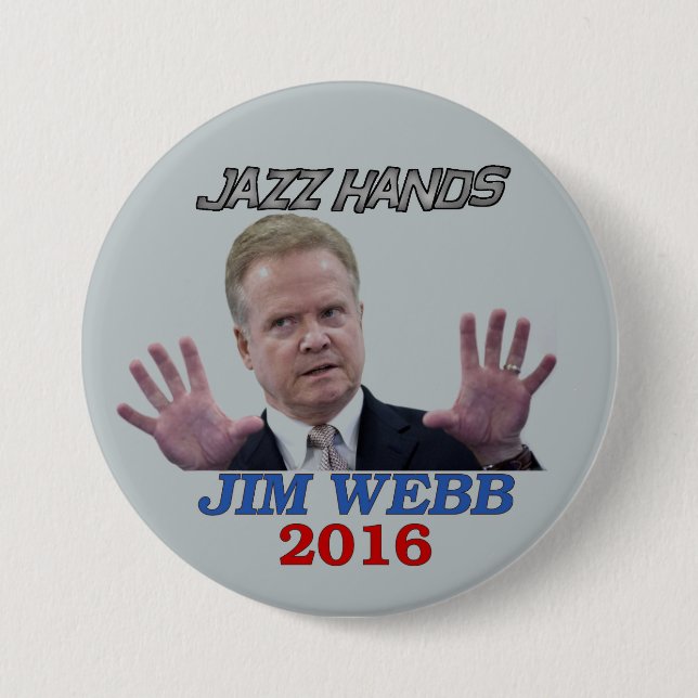 Chapa Redonda De 7 Cm Jim Webb 2016 (Anverso)