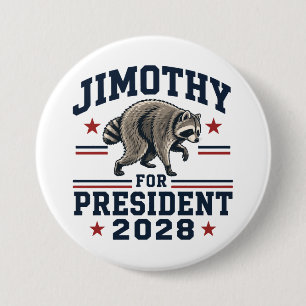 Chapa Redonda De 7 Cm Jimothy presidente 2028