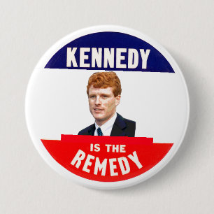 Chapa Redonda De 7 Cm (Joe) Kennedy es el remedio