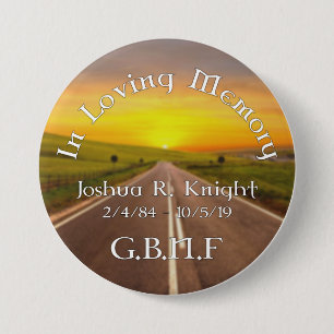 Chapa Redonda De 7 Cm Joshua Knight Button