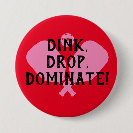 Chapa Redonda De 7 Cm Jugador de jugador de pickballer de insignia de bo