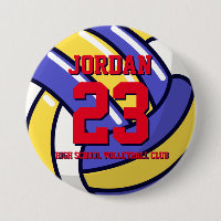 Jugador de voleibol número escuela de deportes