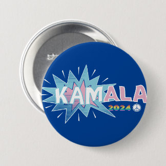 CHAPA REDONDA DE 7 CM KAMALA COMIC PRESIDENTE DE MADAM, KAMALA HARRIS 20