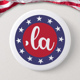 Chapa Redonda De 7 Cm Kamala dice su nombre