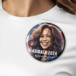 Chapa Redonda De 7 Cm Kamala Harris 2024 No va a regresar el arte gráfic<br><div class="desc">Kamala Harris 2024 poster de la campaña electoral de arte pop del candidato. Perfecto para apoyar al demócrata Kamala Harris a la presidencia.</div>