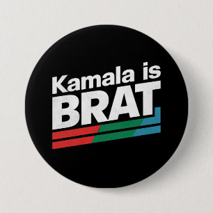 Chapa Redonda De 7 Cm Kamala is Brat
