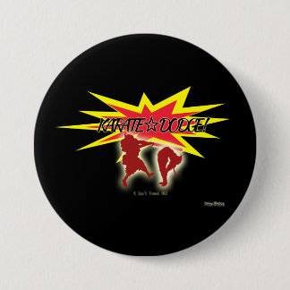 CHAPA REDONDA DE 7 CM KARATE☆DODGE!