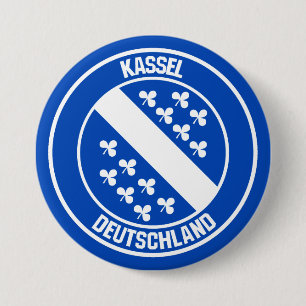 Chapa Redonda De 7 Cm Kassel Round Emblem